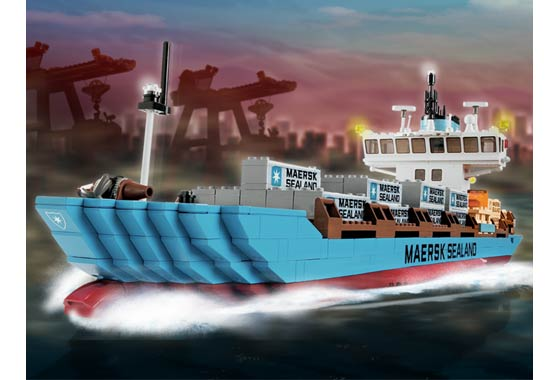 LEGO 10152 Maersk Sealand Container Ship (2004 Edition)