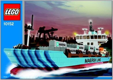 LEGO 10152-3 Maersk Line Container Ship (2006 Edition)