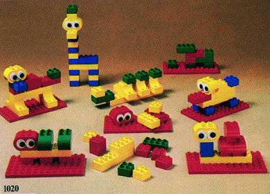 LEGO 1020 Basic Bricks - 90 elements