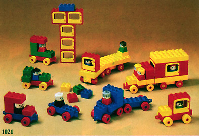 LEGO 1021 Basic Vehicles - 78 elements