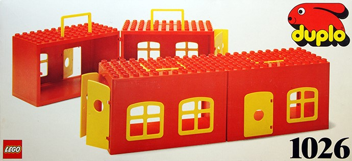 LEGO 1026 Play Boxes from 2 yrs. - 2 elements