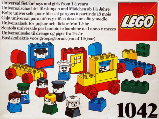 LEGO 1042-2 Universal Set for boys and girls from 1 1/2 years