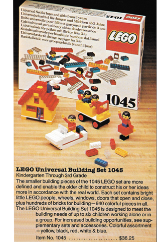 LEGO 1045-2 Educational LEGO Building Set (Universal Set for boys and girls from 3 years)