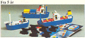 LEGO 1049 Ships - 247 elements and 1 poster