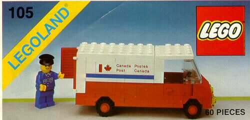 LEGO 105 Canada Post Truck