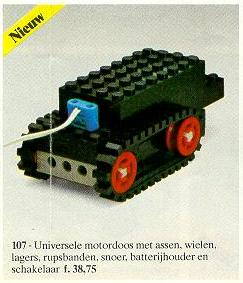 LEGO 107 4.5V Motor Set (Universal Motor Set/Complete Motor Set)