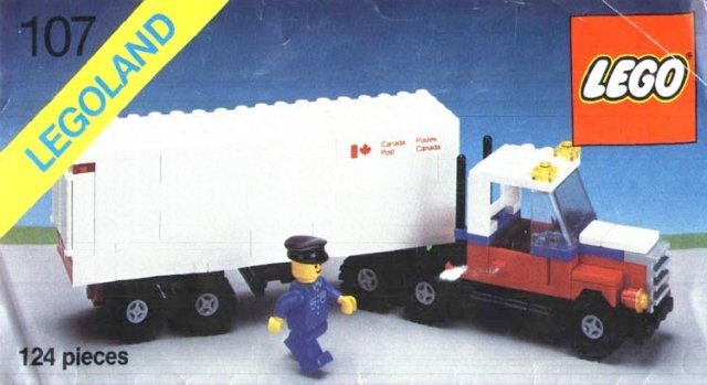 LEGO 107-2 Canada Post Mail Truck