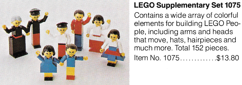 LEGO 1075 Supplementary Set People/figures