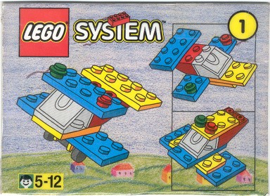 LEGO 1076.1-2 Advent Calendar 1999 (Day  1) - Plane
