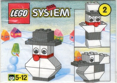 LEGO 1076.1-3 Advent Calendar 1999 (Day  2) - Snowman