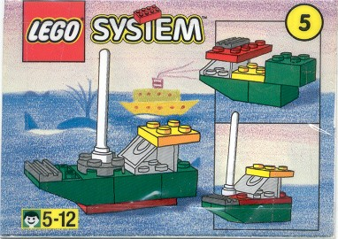 LEGO 1076.1-6 Advent Calendar 1999 (Day  5) - Sailboat