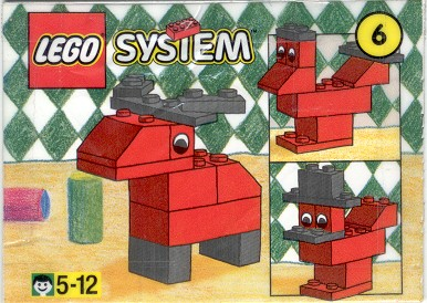 LEGO 1076.1-7 Advent Calendar 1999 (Day  6) - Reindeer