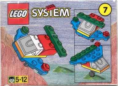 LEGO 1076.1-8 Advent Calendar 1999 (Day  7) - Plane