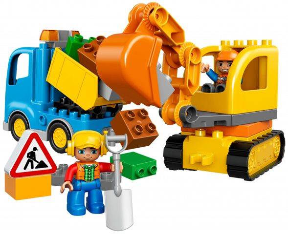 LEGO 10812 Truck & Tracked Excavator