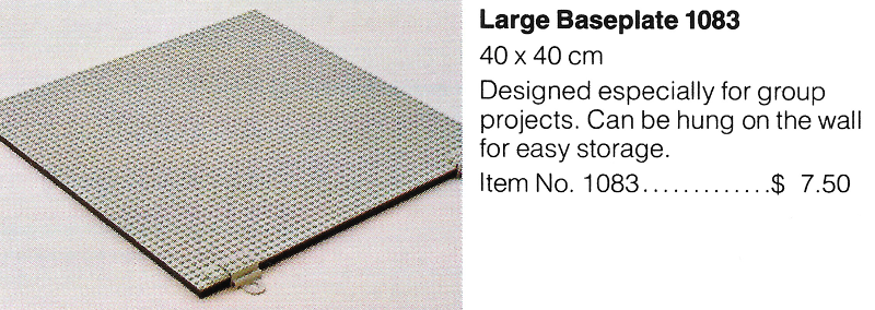 LEGO 1083-2 50 x 50 LEGO Gray Baseplate