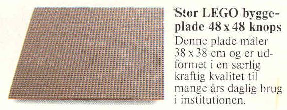 LEGO 1085 Large Baseplate 48 x 48