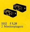 LEGO 1112 Train Sliding Wheel Blocks