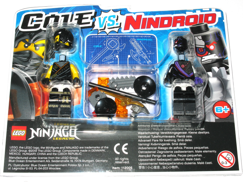 LEGO 112005 Cole vs. Nindroid blister pack