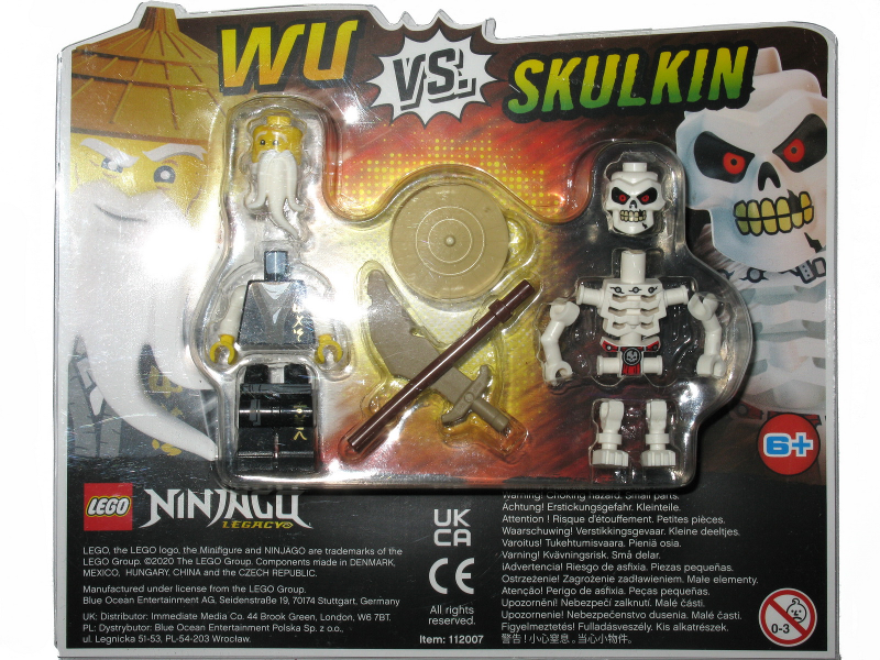LEGO 112007 Wu vs. Skulkin blister pack