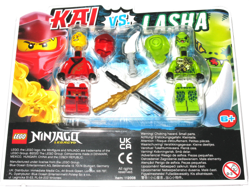 LEGO 112008 Kai vs. Lasha blister pack