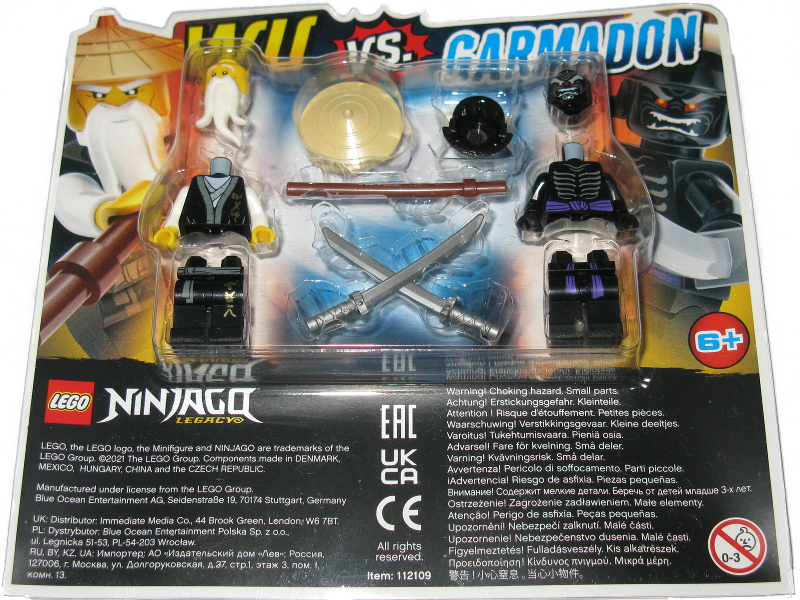 LEGO 112109 Wu vs. Garmadon blister pack