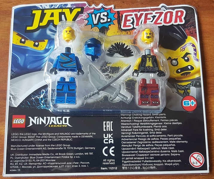 LEGO 112112 Jay vs. Eyezor blister pack