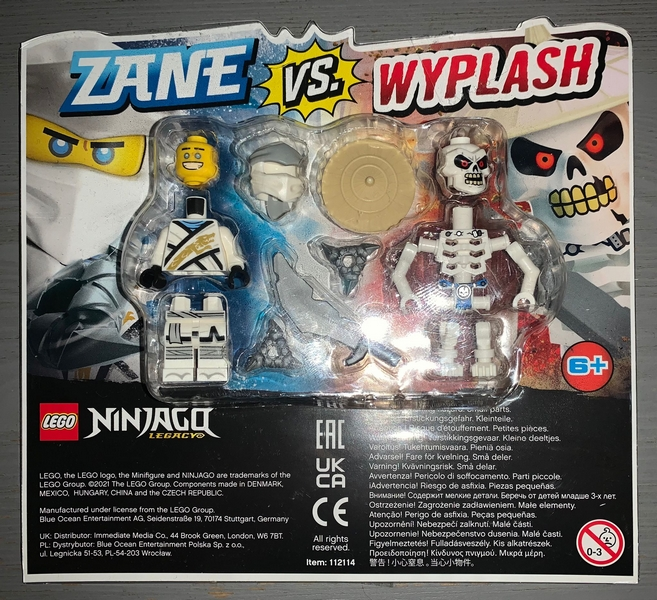 LEGO 112114 Zane vs. Wyplash blister pack