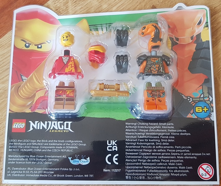 LEGO 112217 Kai vs. Boa Destructor blister pack
