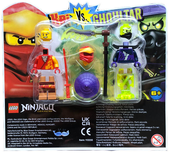 LEGO 112220 Kai vs. Ghoultar blister pack