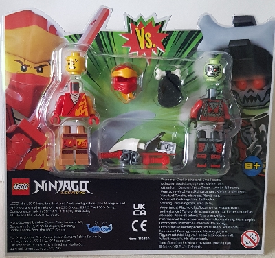 LEGO 112324 Kai vs. Bone King blister pack