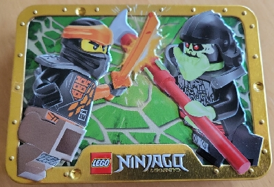 LEGO 112326 Cole vs. Bone Knight metal box