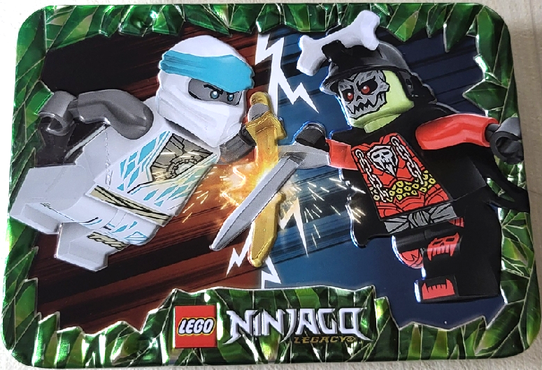 LEGO 112402 Zane vs. Bone King metal box