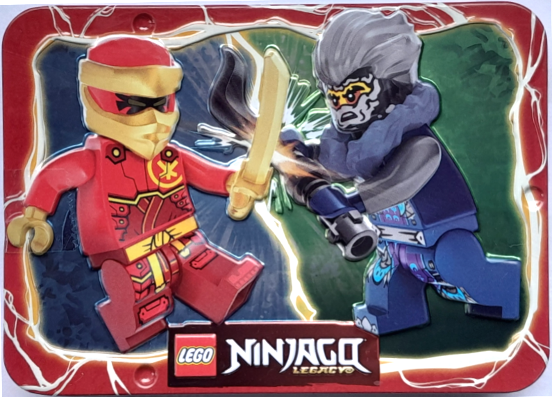 LEGO 112403 Mech Kai vs. Cinder metal box