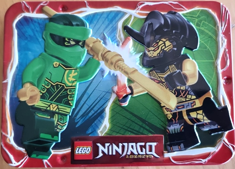 LEGO 112405 Lloyd vs. Imperium Claw General metal box