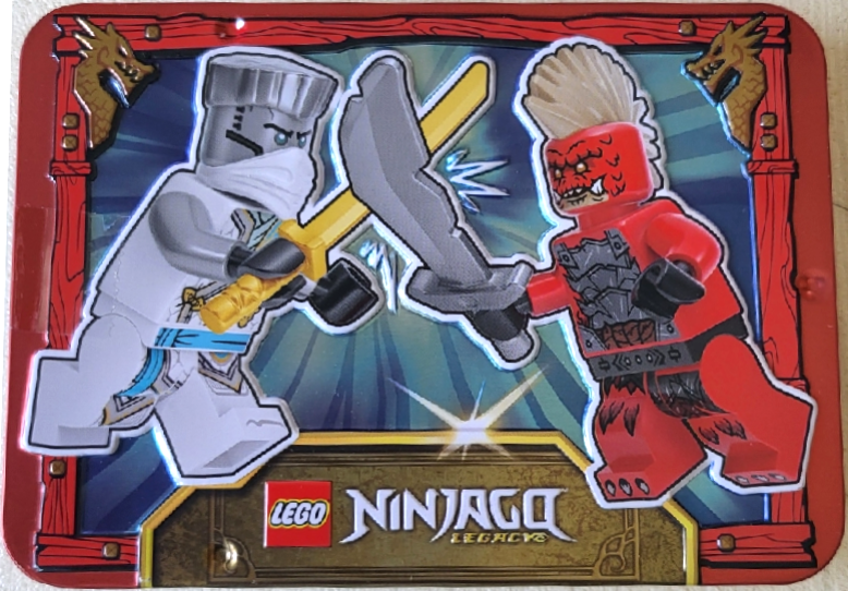 LEGO 112505 Zane vs. Dragonian Scout metal box