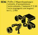 LEGO 1136 Buffers, Magnetic Couplers
