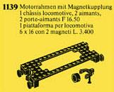 LEGO 1139 Motor-Mount Plate with Magnetic Couplers