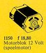 LEGO 1150 Replacement Motor 12V