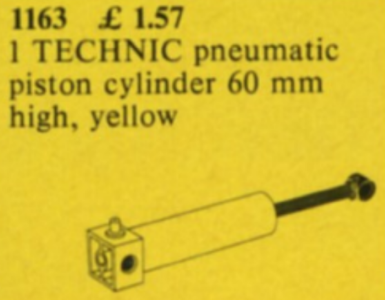 LEGO 1163 Pneumatic Piston Cylinder (6cm)