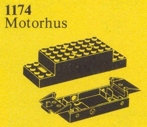 LEGO 1174 Motorhome for Basic Motor 4.5V/Train Motor 12V