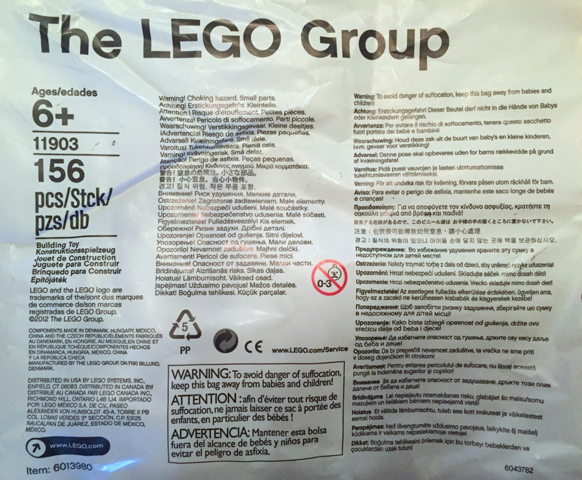 LEGO 11903 Parts for Book: NINJAGO - Brickmaster: Fight the Power of the Snakes polybag (b12njo07)