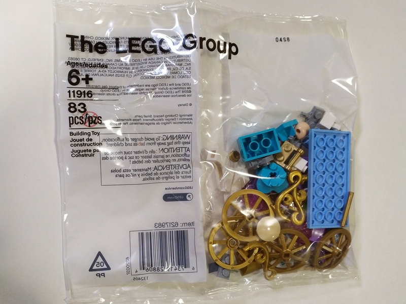 LEGO 11916 Parts for Book: Disney Princess - Build Your Own Adventure polybag
