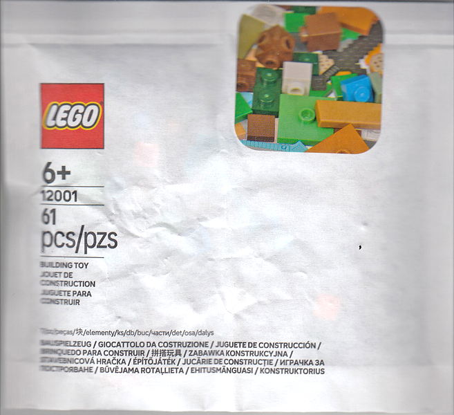LEGO 12001 Parts for Book: Minecraft - Games Book paper bag (b25min04uk)