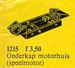 LEGO 1215 Train Motor 4.5V Type II Lower Housing