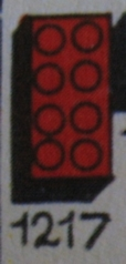 LEGO 1217-2 2 x 4 Bricks