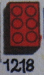 LEGO 1218-2 2 x 3 Bricks