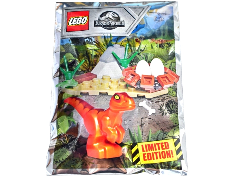 LEGO 121801 Baby Raptor and Nest foil pack