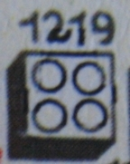 LEGO 1219-2 2 x 2 Bricks