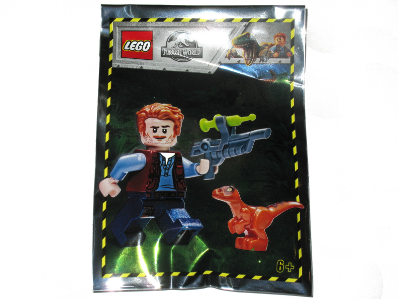 LEGO 121904 Owen with Baby Raptor foil pack