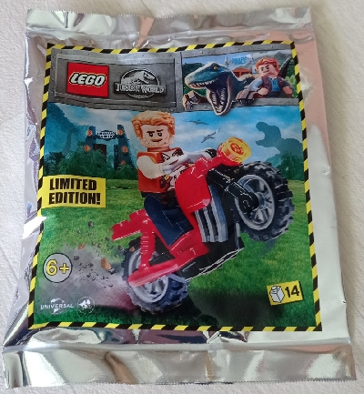 LEGO 122114 Owen with Motorcycle foil pack